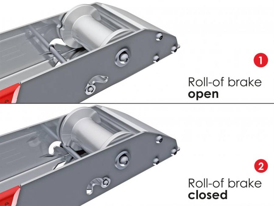 AS 900 ROLL-OFF RAILS - IN SET OF 2