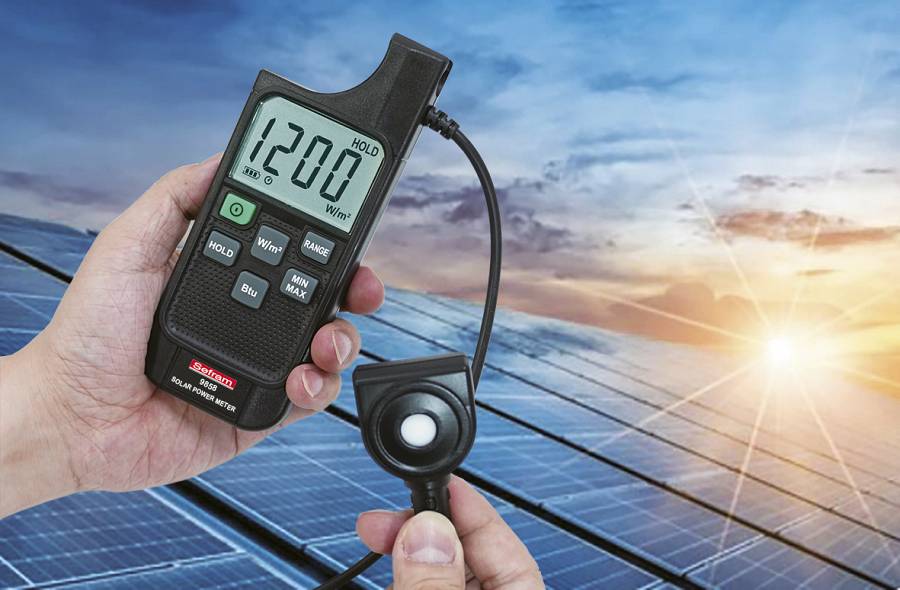 Solar Power Meter - SEFRAM9858