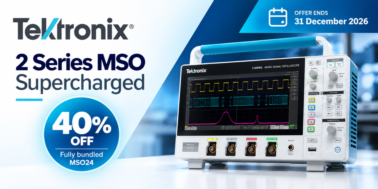Tektronix 2 Series MSO Supercharged – 40% OFF!